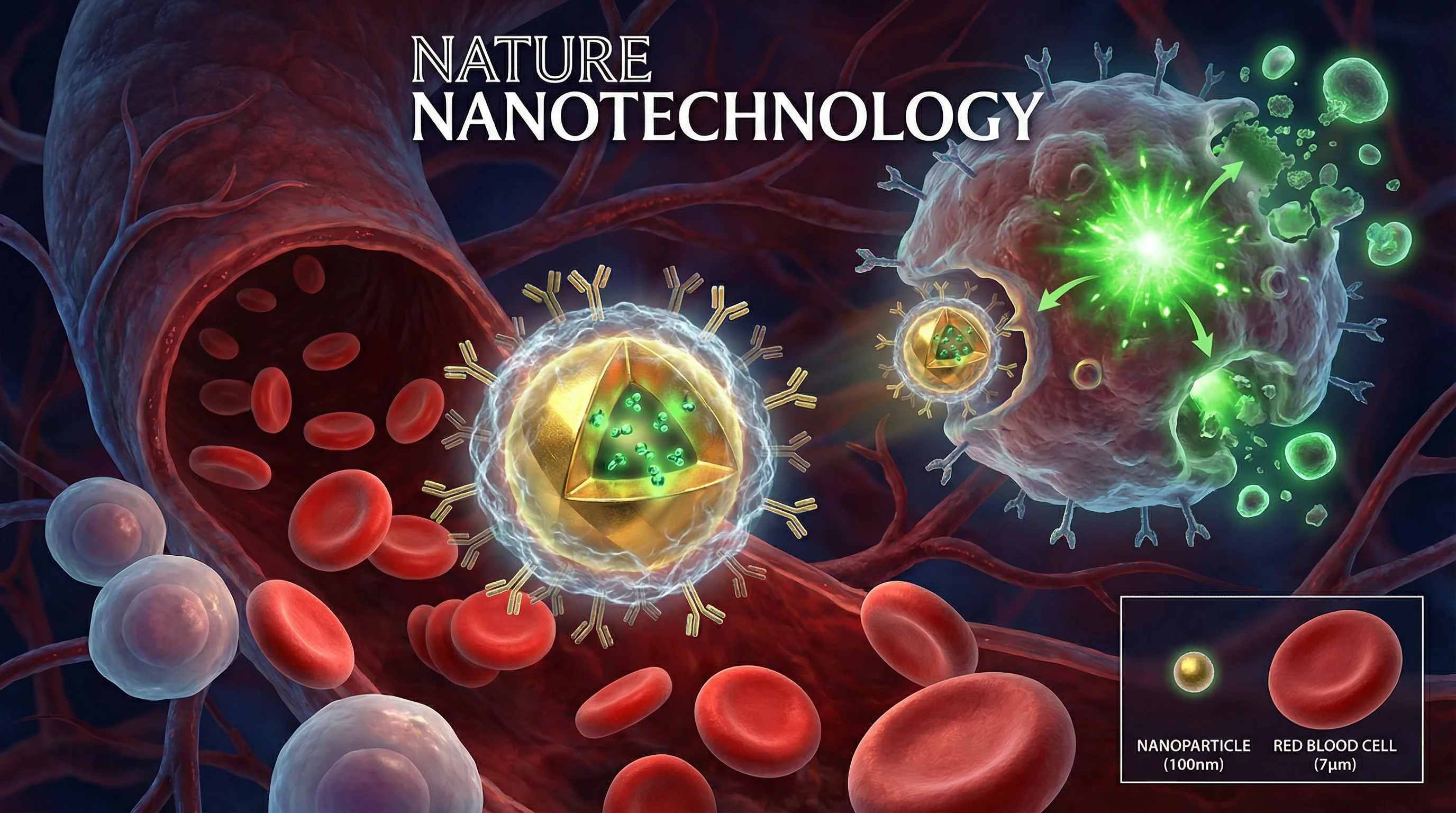 Nano Banana Pro — Nanomedicine In Vivo Targeted Therapy