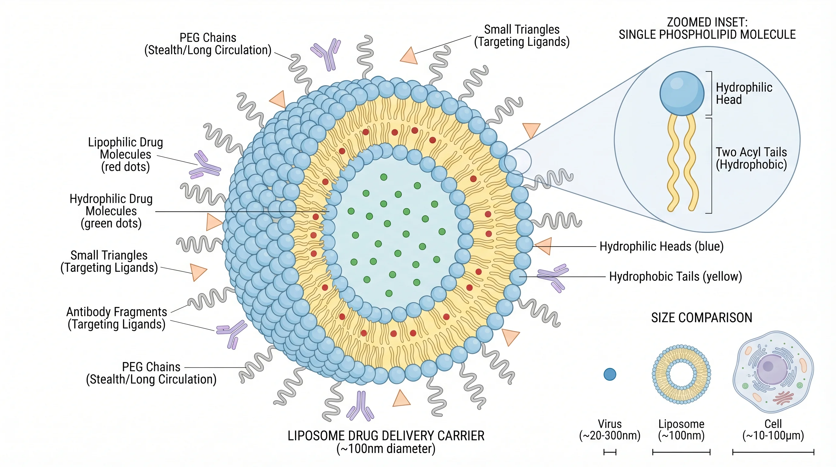 Nano Banana Pro — Liposome Drug Delivery Carrier