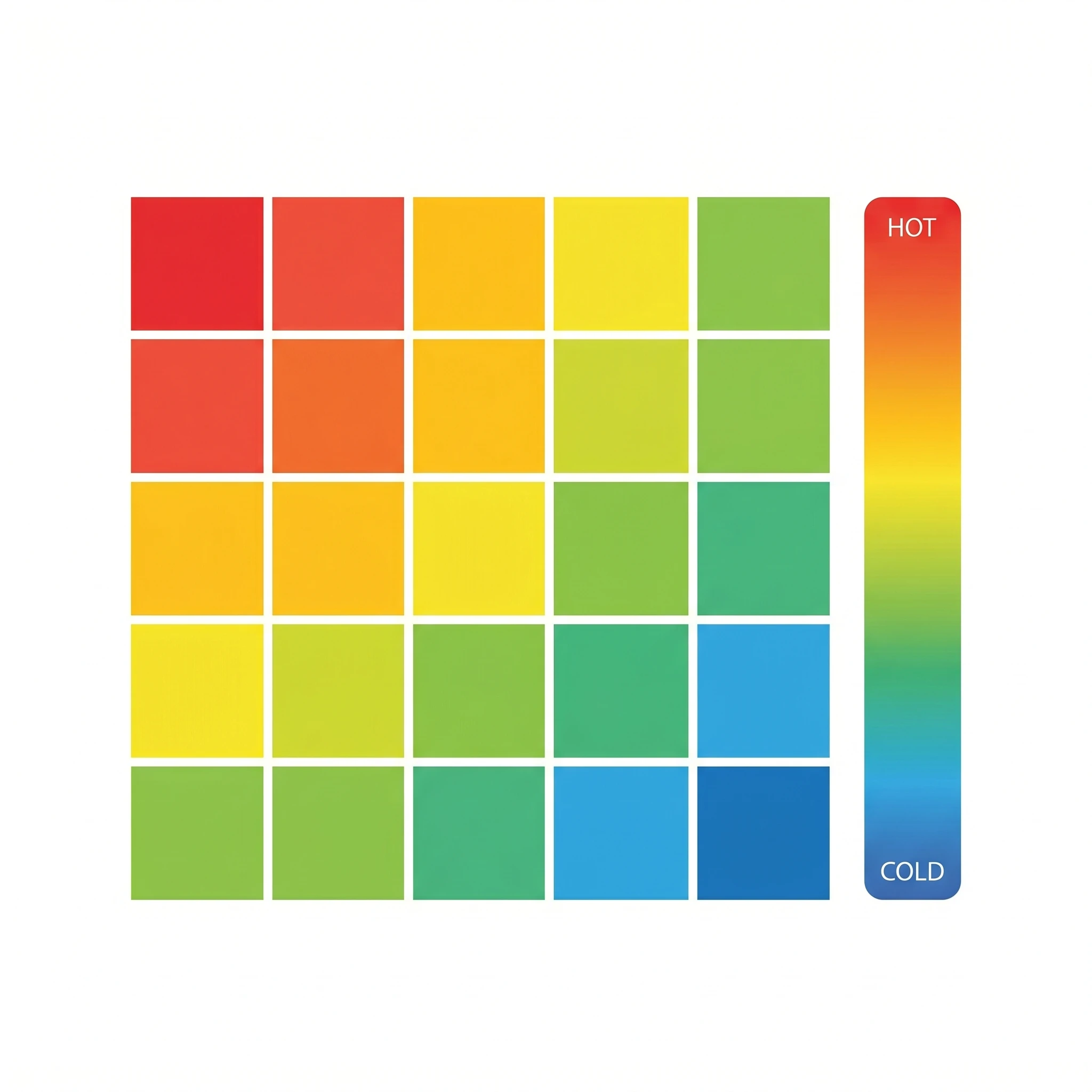 Icon of a heat map grid beside a vertical color-scale legend (Figure generated with SciFig)