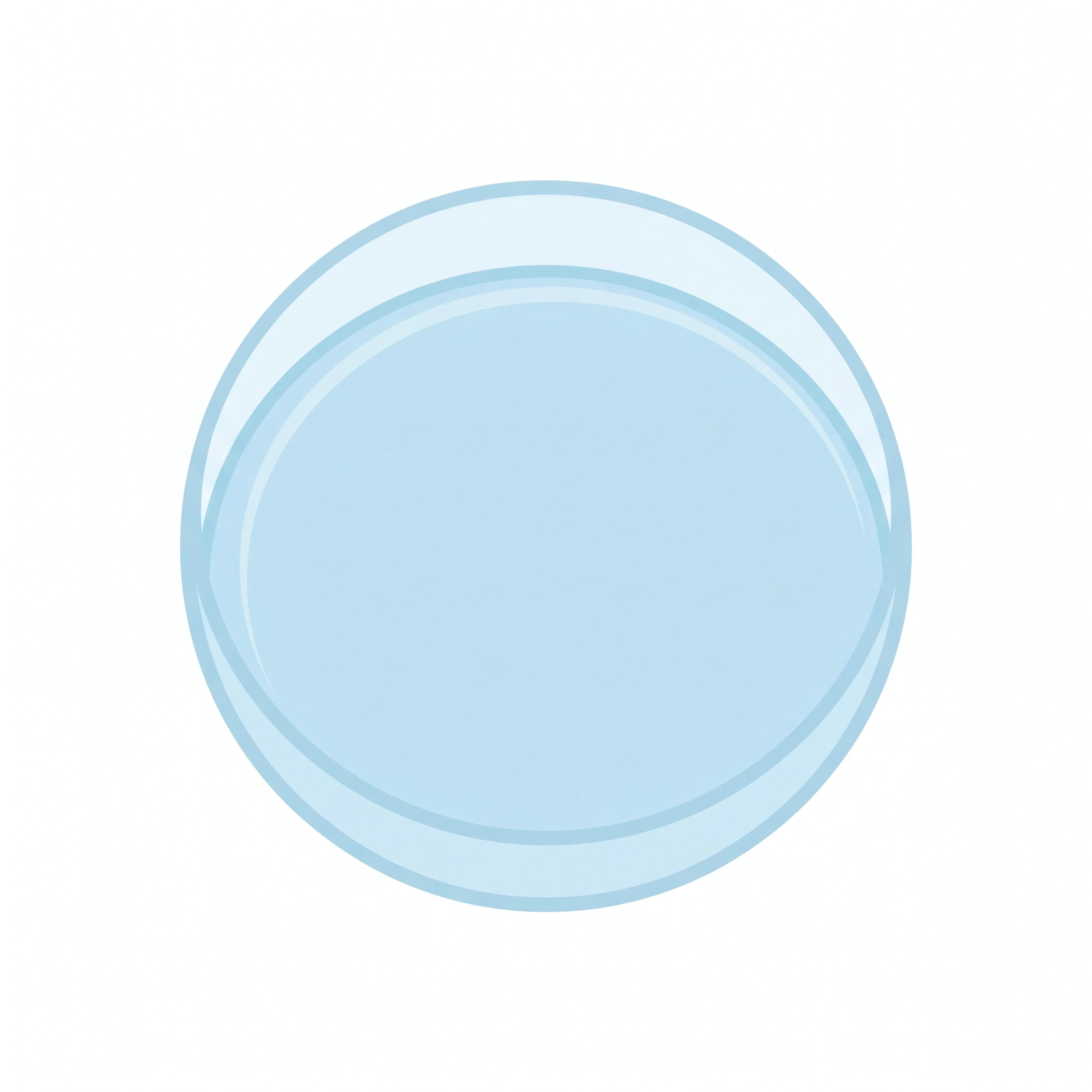 Clean empty petri dish, top-down view, isolated on white for use as a PNG icon (Figure generated with SciFig)