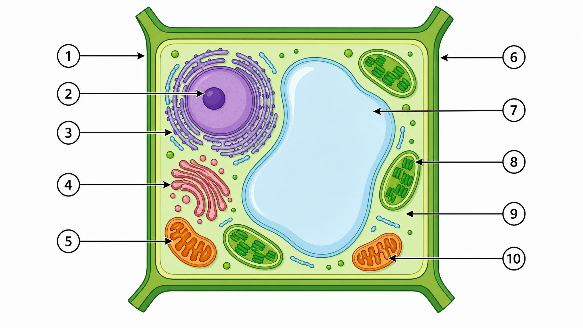 Instant plant cell worksheets